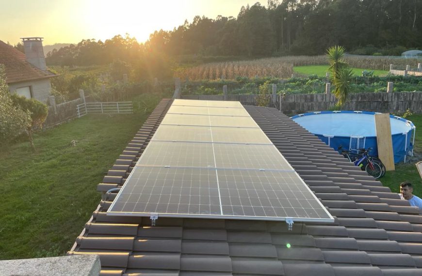 Instalción placas solares en Pontevedra