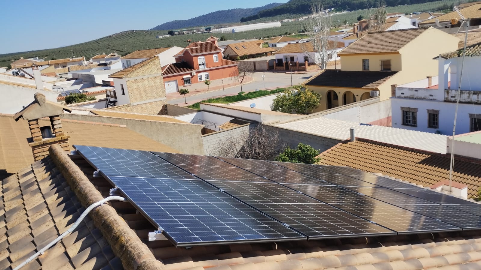 Instalación solar en Humilladero, Málaga