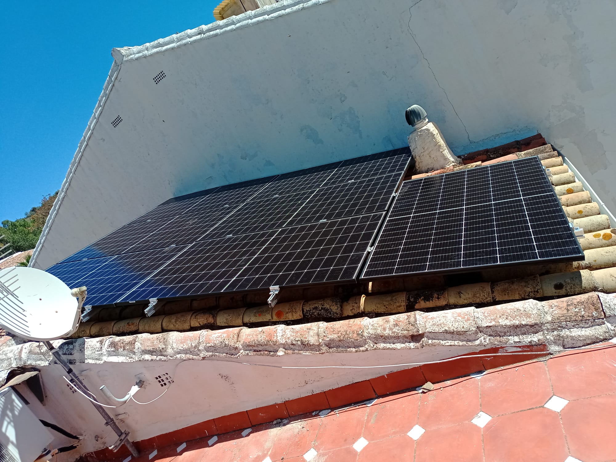 Instalación de placas solares en Riogordo Málaga