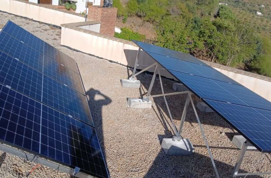 Instalación solar en Colmenar, Málaga