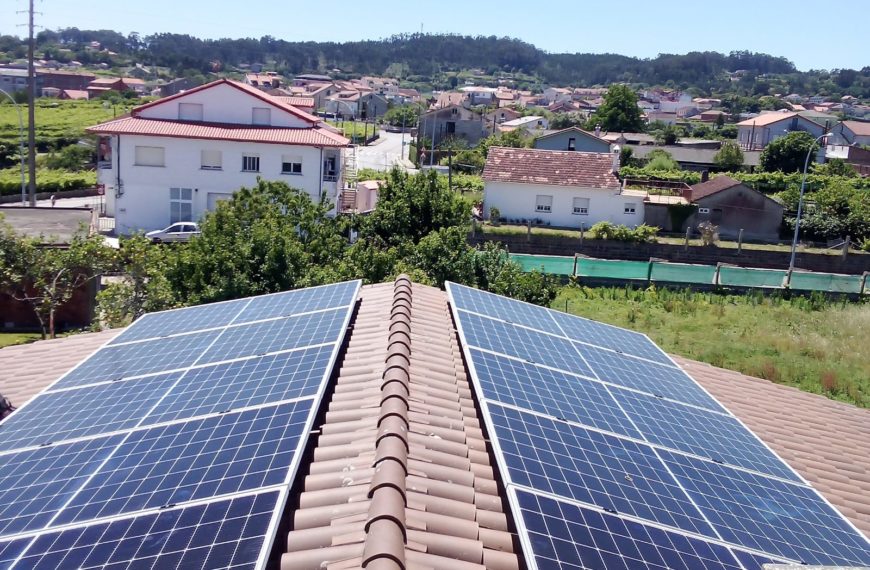 Instalación solar en Villalonga, Pontevedra
