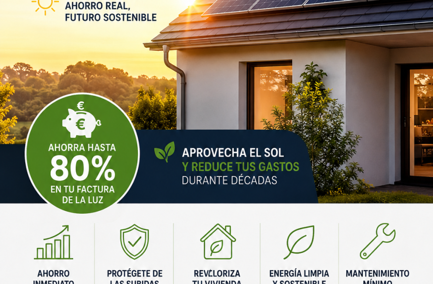Placas solares: todo lo que necesitas saber para ahorrar en tu factura eléctrica