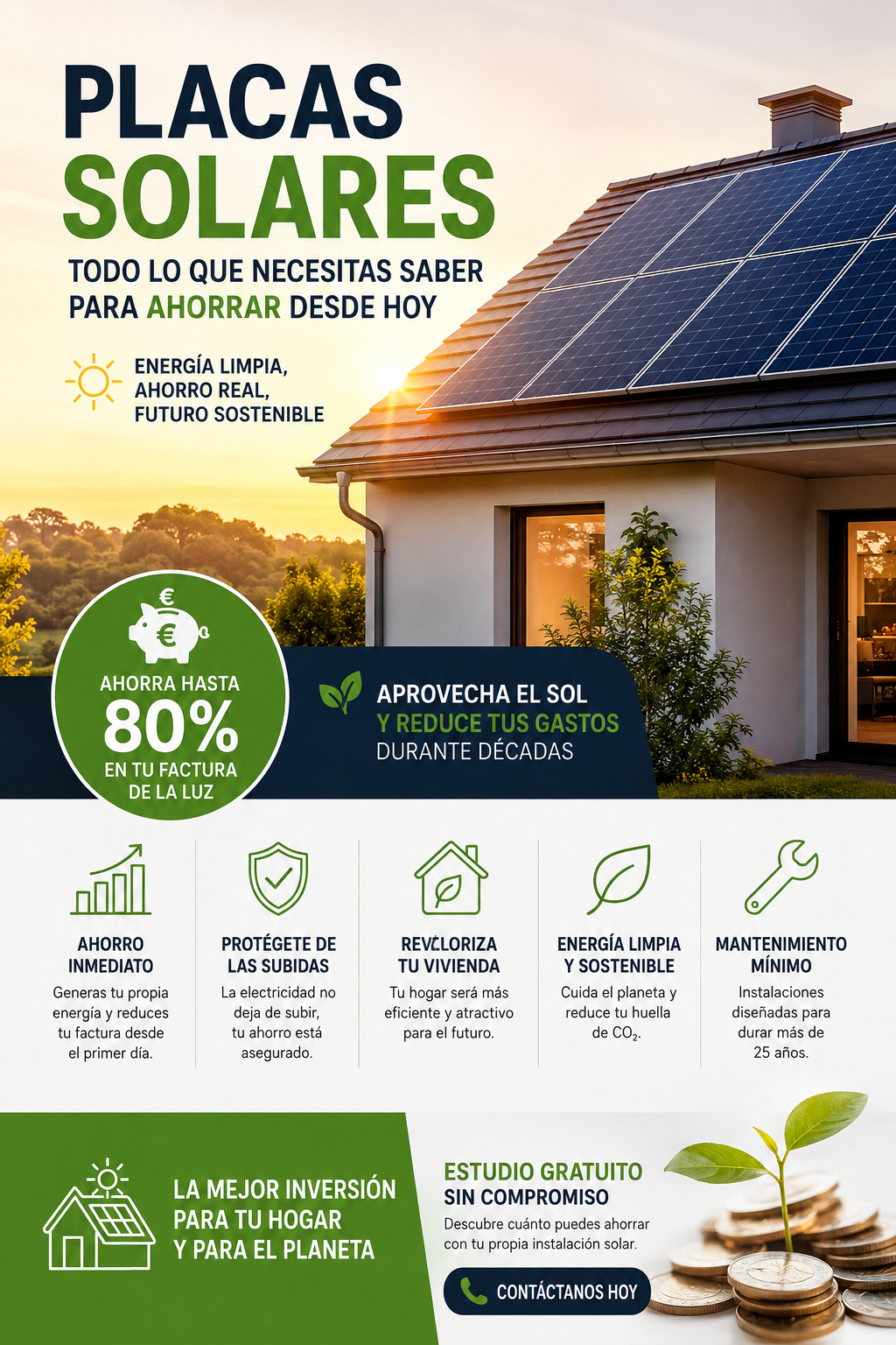 Placas solares: todo lo que necesitas saber para ahorrar en tu factura eléctrica